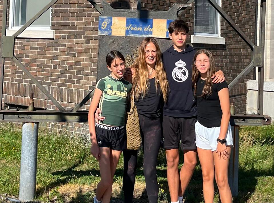 Matías Gamboa Barros con su familia
